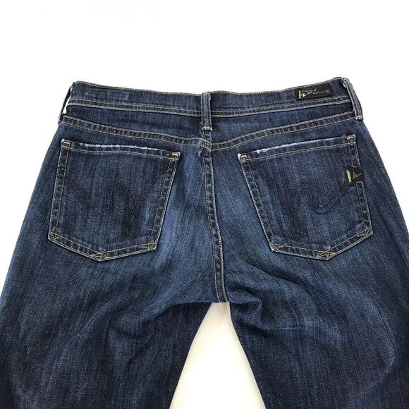 Citizens of Humanity Ava #142 Straight Leg Jeans Size 26 Low Rise Dark Wash - Picture 7 of 16